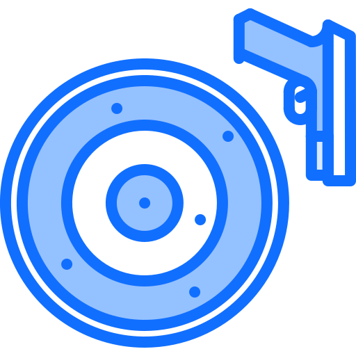 Target Coloring Blue icon