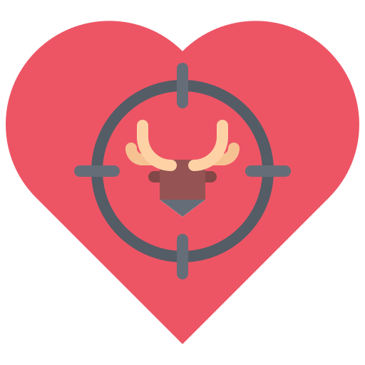 Hunting Coloring Flat icon