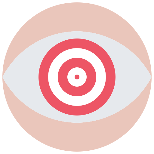 Eye Coloring Flat icon