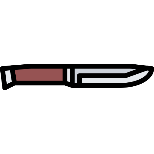 cuchillo Coloring Color icono