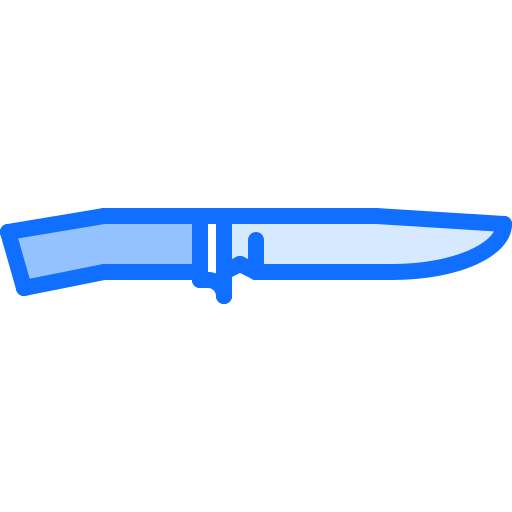 Knife Coloring Blue icon