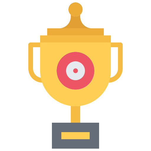 Award Coloring Flat icon