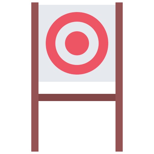 Target Coloring Flat icon