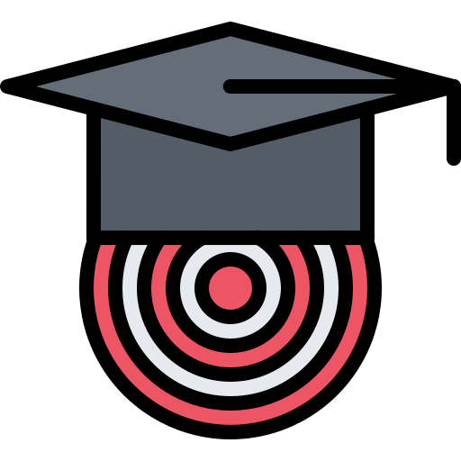 Graduation Coloring Color icon