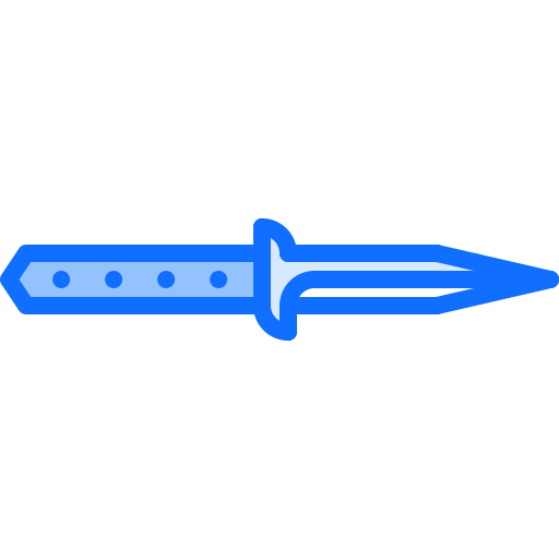 Knife Coloring Blue icon