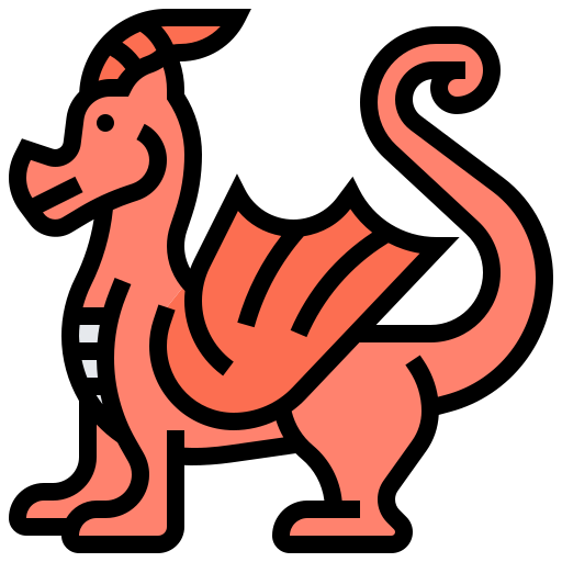 ドラゴン Meticulous Lineal Color icon