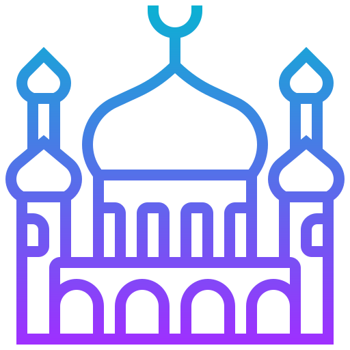 Mosque Meticulous Gradient icon