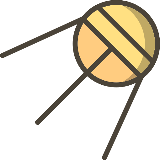 sputnik Generic Outline Color icono