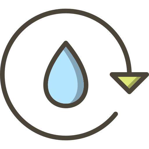 recycler l'eau Generic Outline Color Icône