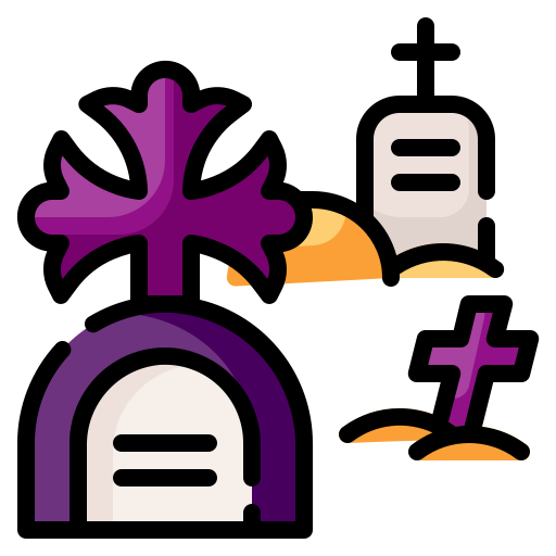 Cemetery Generic Outline Color icon