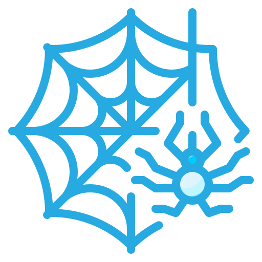 クモの巣 Generic Blue icon