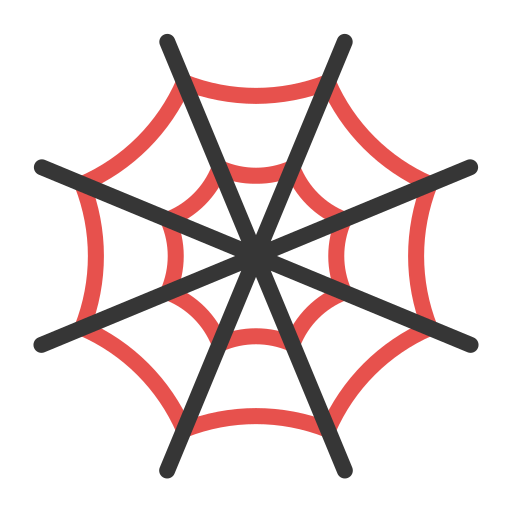クモの巣 Generic Flat icon