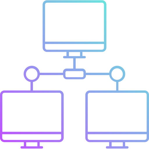 sieci komputerowe Generic Gradient ikona