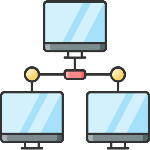 Computer networking Generic Outline Color icon