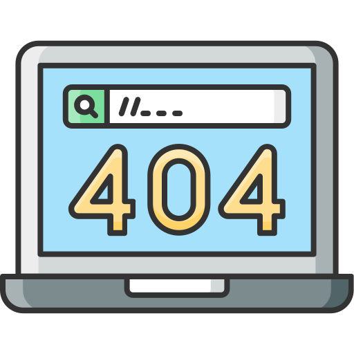 Error 404 Generic Outline Color icon