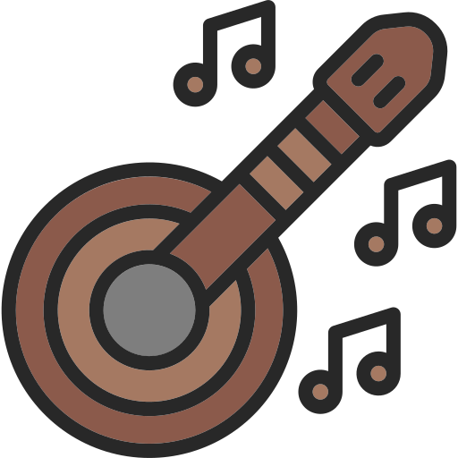 Banjo Generic Outline Color icon