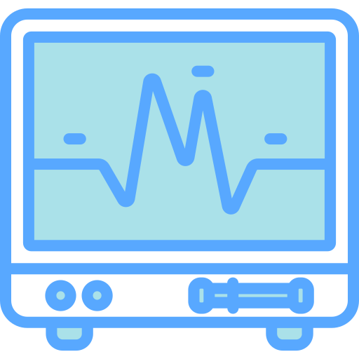 elektrokardiogramm Generic Blue icon