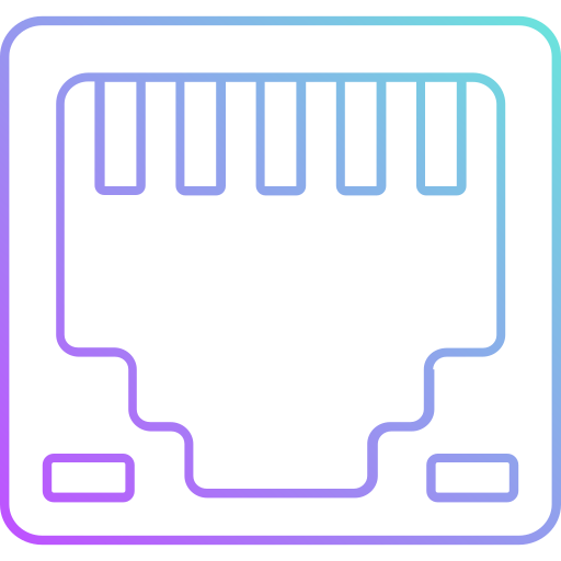 Ethernet Generic Gradient icon