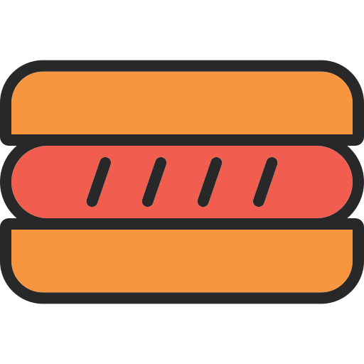 hotdog Generic Outline Color icoon