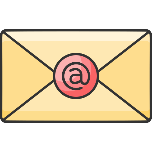 e-mail Generic Outline Color icoon
