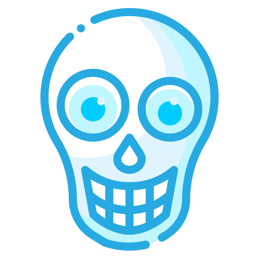 crâne Generic Blue Icône