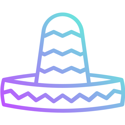 Мексиканская шляпа Generic Gradient иконка