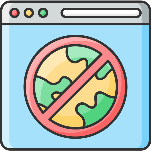 No internet Generic Outline Color icon