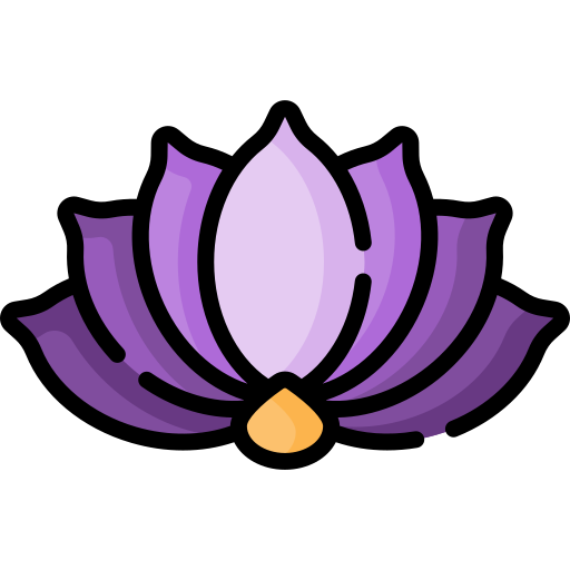 fleur de lotus Special Lineal color Icône