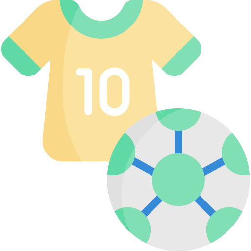 fútbol Kawaii Flat icono