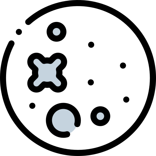 水星 Detailed Rounded Lineal color icon