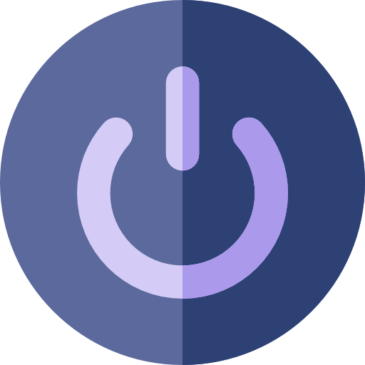 オフボタン Basic Rounded Flat icon