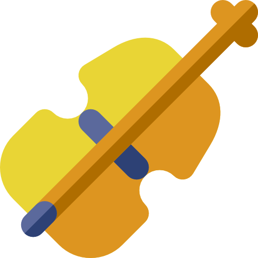 violoncello Basic Rounded Flat icon