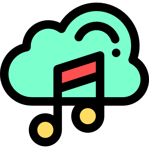 cloud computing Detailed Rounded Lineal color icon