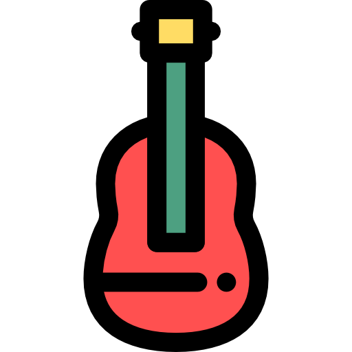 Acoustic Detailed Rounded Lineal color icon