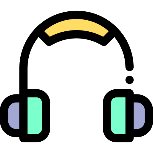 reprodutor de música Detailed Rounded Lineal color Ícone