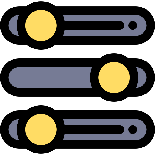レベル Detailed Rounded Lineal color icon