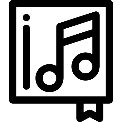 muziekspeler Detailed Rounded Lineal icoon