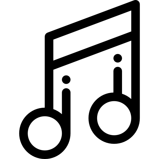 reprodutor de música Detailed Rounded Lineal Ícone