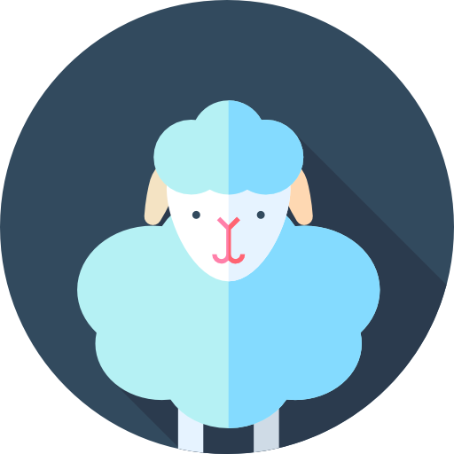 owce Flat Circular Flat ikona