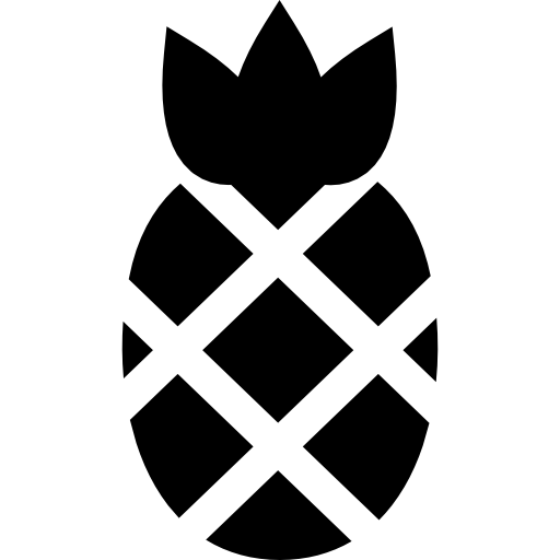 Pineapple Basic Straight Filled icon