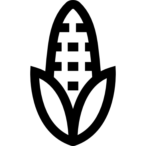 maíz Basic Straight Lineal icono