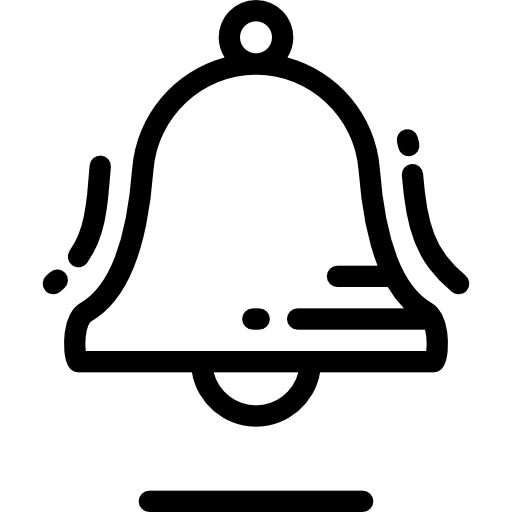 notificación Detailed Rounded Lineal icono