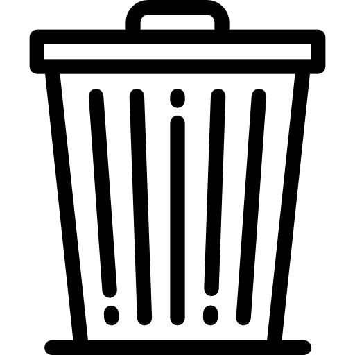 Garbage Detailed Rounded Lineal icon