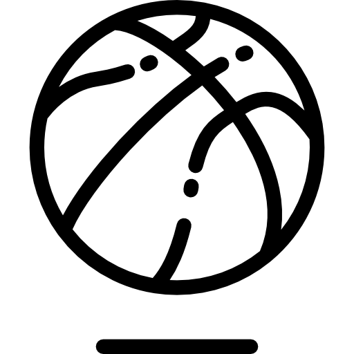 baloncesto Detailed Rounded Lineal icono