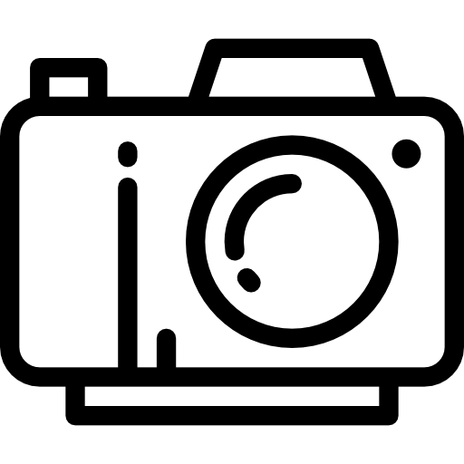 aparat fotograficzny Detailed Rounded Lineal ikona