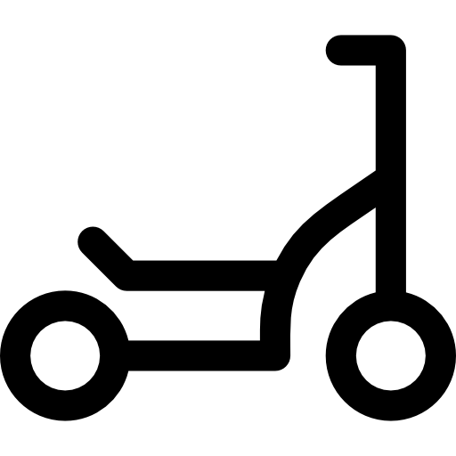 skuter Basic Rounded Lineal ikona