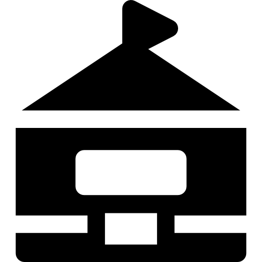 テント Basic Rounded Filled icon