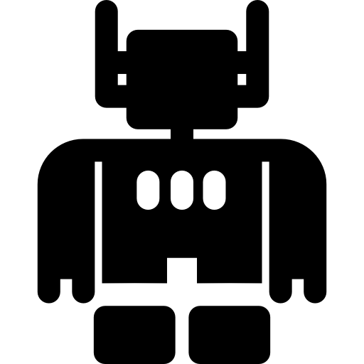 robot Basic Rounded Filled Icône