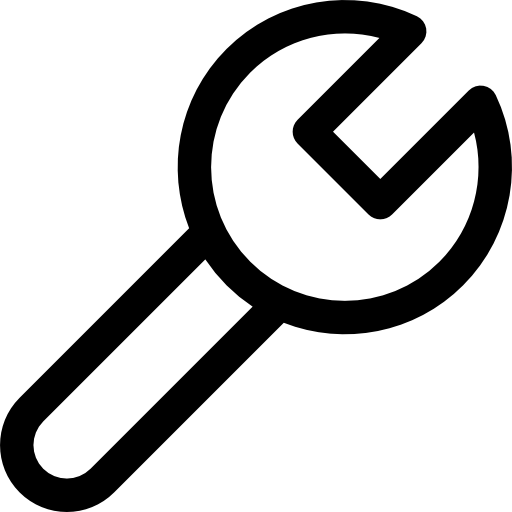 Гаечный ключ Basic Rounded Lineal иконка