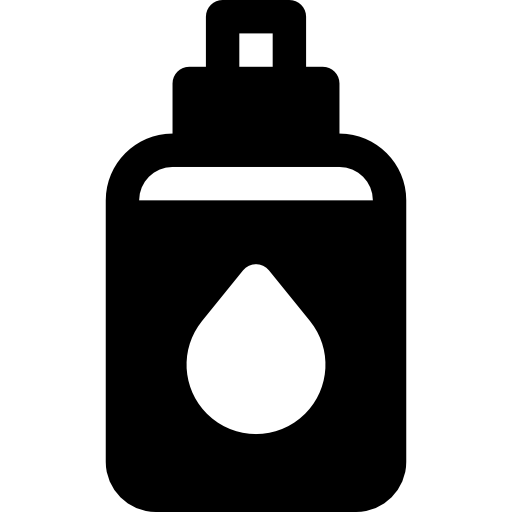 Paint spray Basic Rounded Filled icon